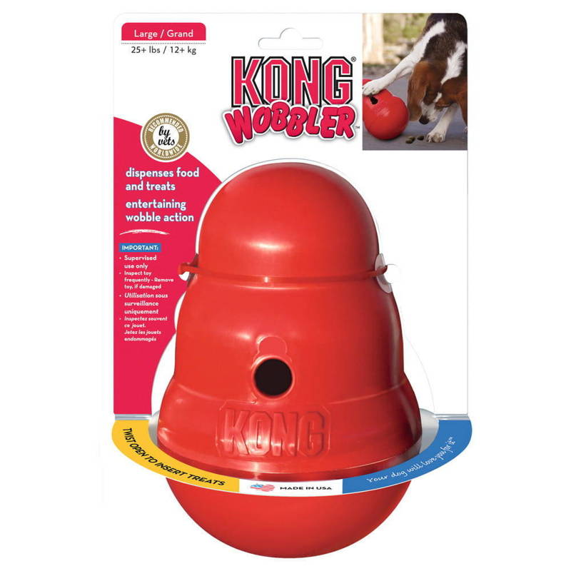To super zabawka dla psa KONG® WOBBLER roz S 15 cm